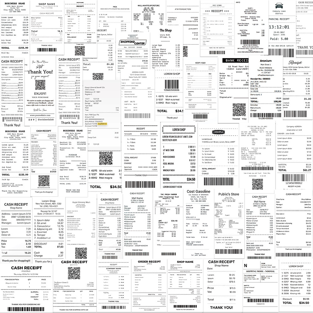 Kids Toys List - 50PCS 귀여운 쇼핑 목록 영수증 스티커