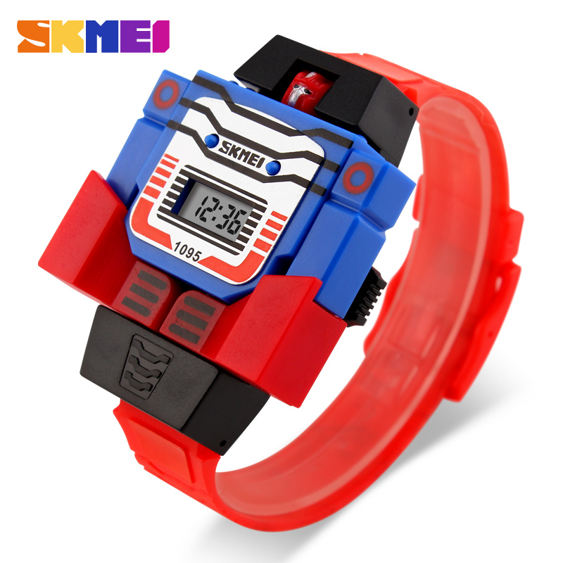 Kids Toys List - SKMEI 만화 어린이 시계 LED 디지털