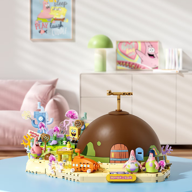 Kids Xbox Toys - 스폰지밥 패트릭 스타 록 하우스 블록