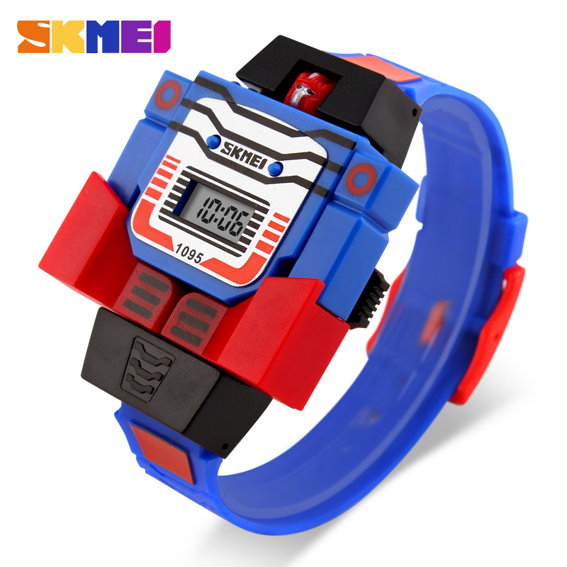 SKMEI 만화 어린이 시계 LED 디지털 어린이 스포 - Kids Toys List 리뷰 및 가격
