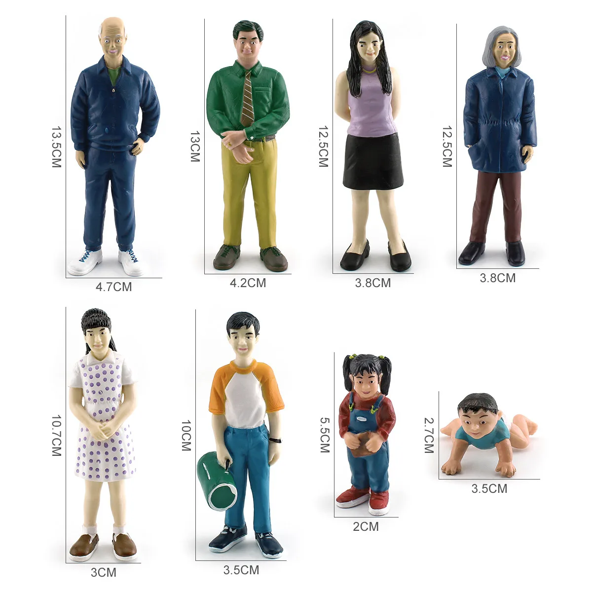미니어처 피규어 작은 사람들 가족 구성원 모델 조부모  - Kids Toys Little People 리뷰 및 가격