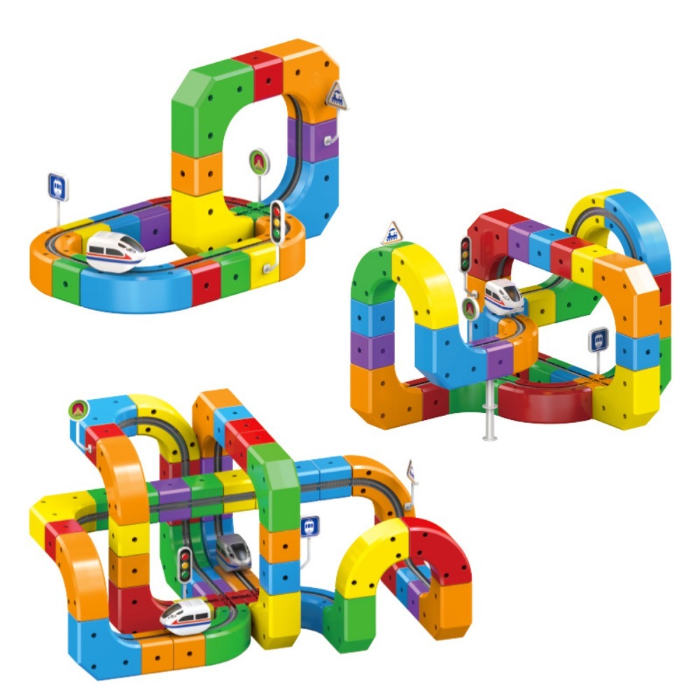 DIY 조립 트랙 퓨전 기차 세트 3D 인피니티 매직  - Toy Train Track Set 리뷰 및 가격