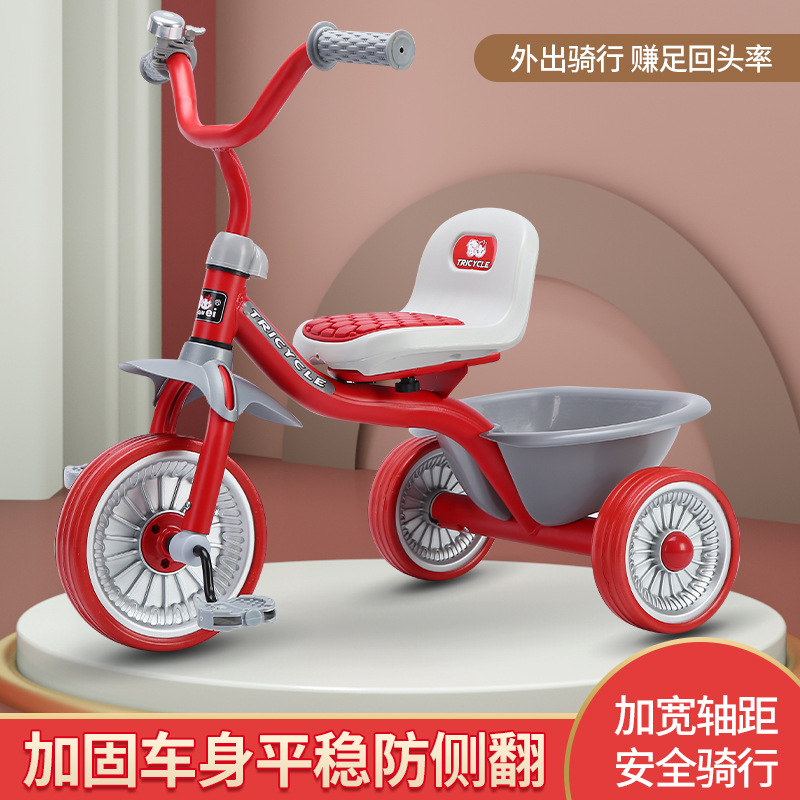 심플 키즈 삼륜차 1-6세 남아&여아용 페달카 바구니  - Kids Toys Electric Car 리뷰 및 가격