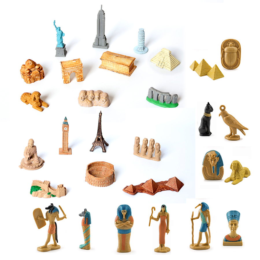 현실적인 미니 고대 이집트, 어라운드 세계 건축 모델  - Kids Toys Egypt 리뷰 및 가격