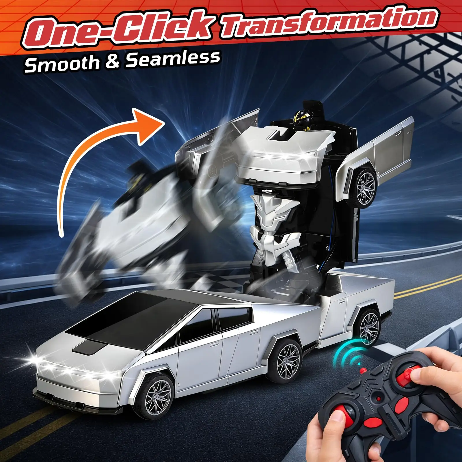 2.4GHz RC 변신 로봇 자동차 장난감 2-in-1 - Kids Xbox Toys 리뷰 및 가격
