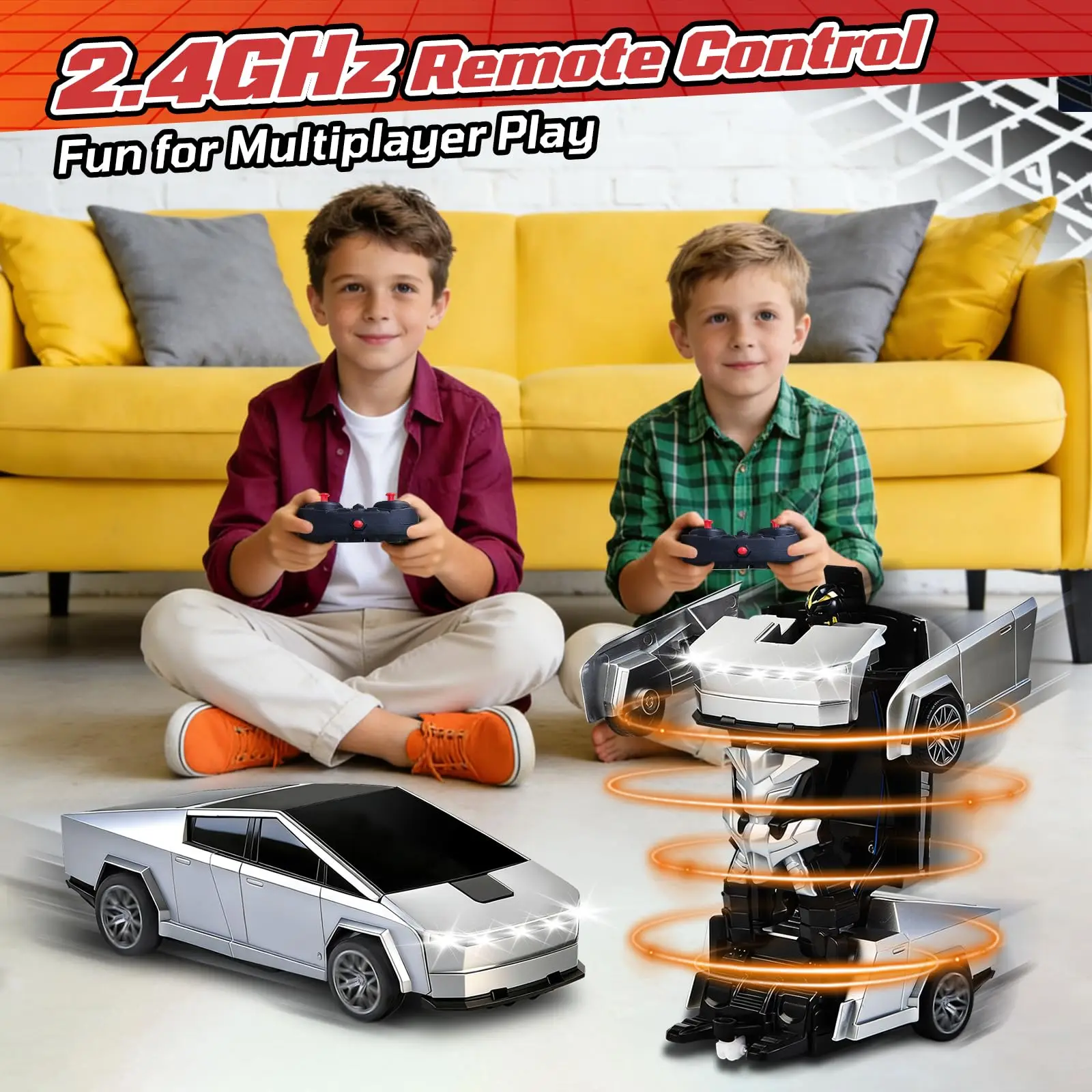 2.4GHz RC 변신 로봇 자동차 장난감 2-in-1 - Kids Xbox Toys 리뷰 및 가격
