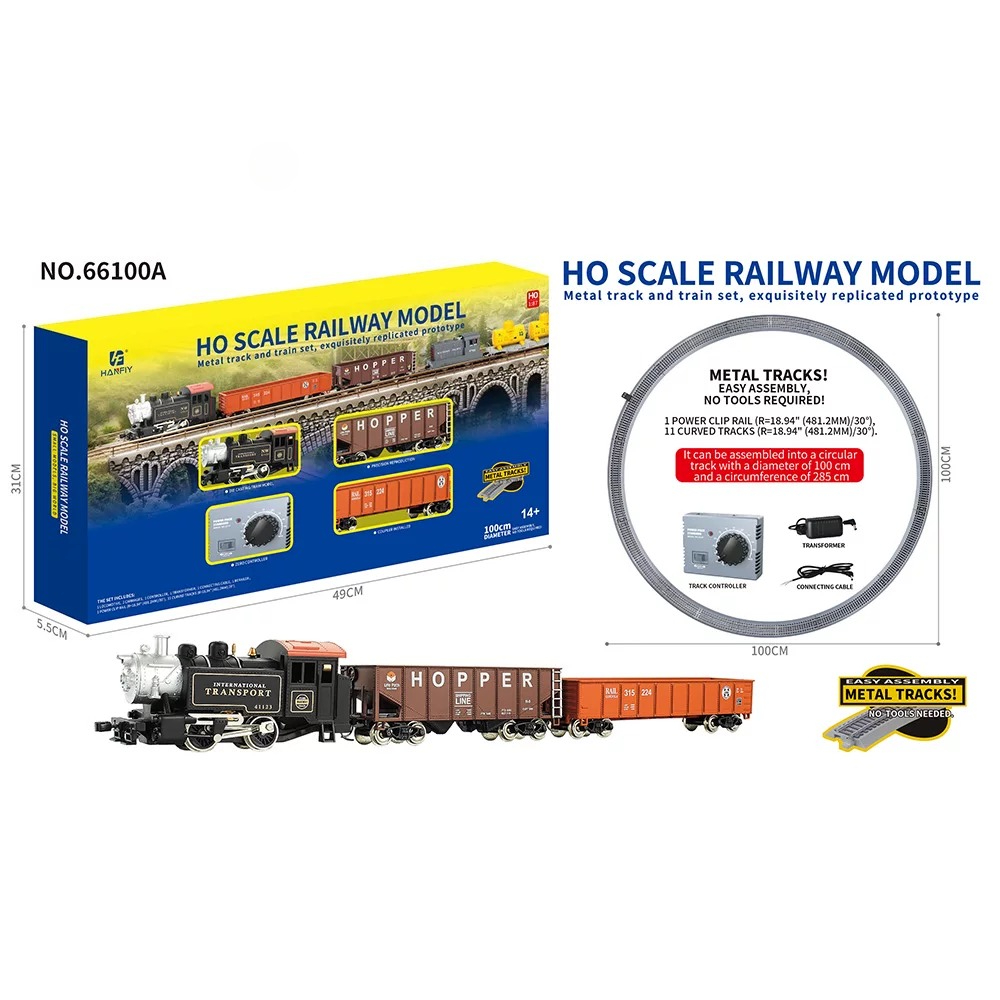 HO 스케일 금속 레일 기차 모형 1/87 빈티지 시뮬 - Toy Train Track Set 리뷰 및 가격