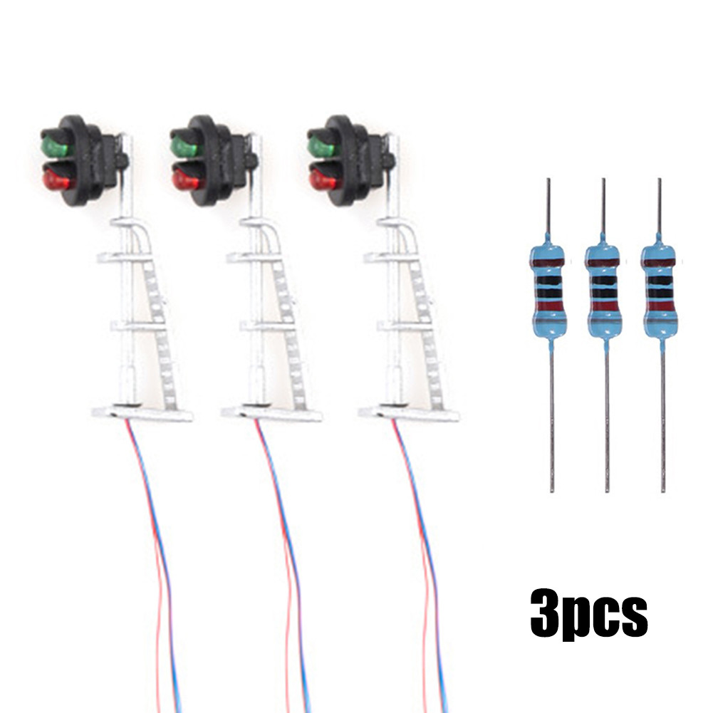 3pcs 모델 철도 N 규모 1:87 트랙 신호 2-L - Toy Train Track Set 리뷰 및 가격