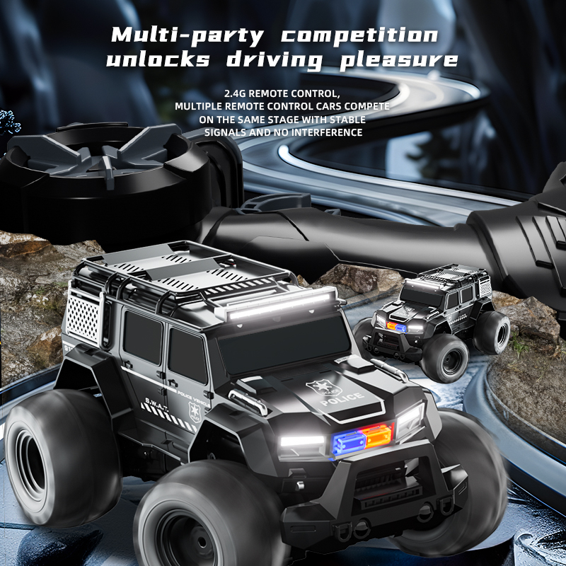 RC 경찰차 수륙양용 차량 2.4G 4WD 스턴트카 원 - Kids Toys Electric Car 리뷰 및 가격