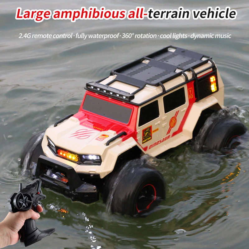 RC 경찰차 수륙양용 차량 2.4G 4WD 스턴트카 원 - Kids Toys Electric Car 리뷰 및 가격