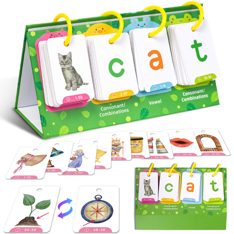 어린이 몬테소리 영어 단어 목록 카드 CVC 단어 플래 - Kids Toys List 리뷰 및 가격