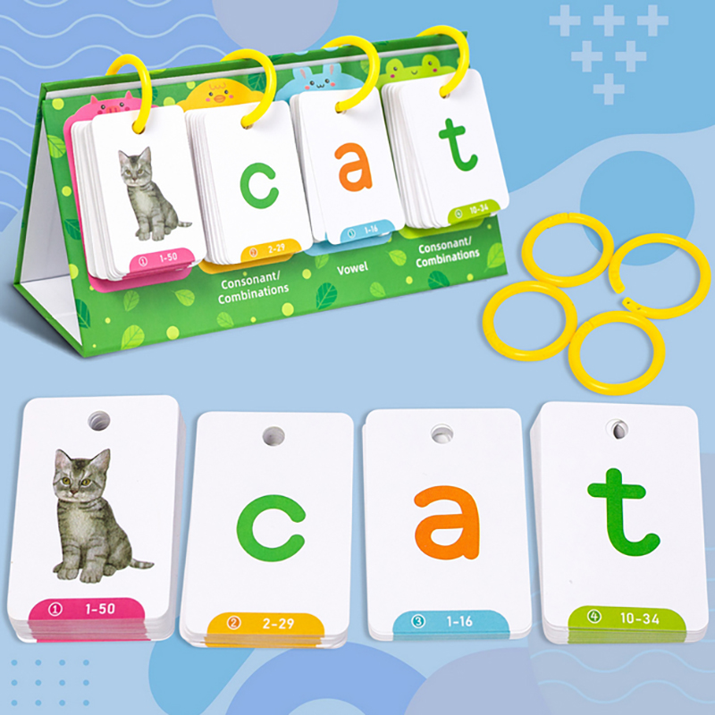 어린이 몬테소리 영어 단어 목록 카드 CVC 단어 플래 - Kids Toys List 리뷰 및 가격