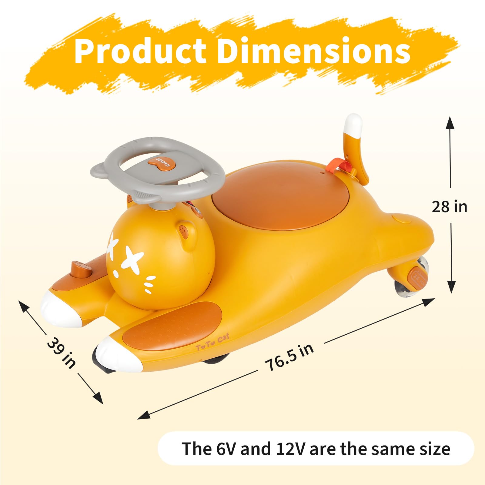 어린이용 전동 흔들 자동차 (페달 포함), 6V/12V - Kids Toys Electric Car 리뷰 및 가격