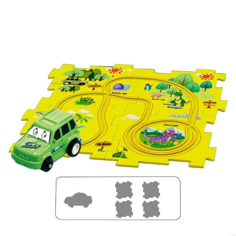 CORB 조립 레이스 트랙 자동차 퍼즐 장난감 유아 슬 - Kids Toys Electric Car 리뷰 및 가격