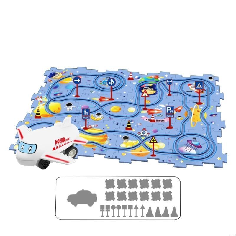 CORB 조립 레이스 트랙 자동차 퍼즐 장난감 유아 슬 - Kids Toys Electric Car 리뷰 및 가격